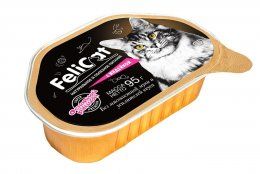Корм консервированный FeliCat для кошек, Индейка, 95 г