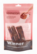 Лакомство сушеное Winner для собак мелких пород и щенков Хвост говяжий (мини), 50 г
