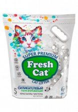 Силикагелевый впитывающий наполнитель, Fresh Cat Кристаллы чистоты, 2 кг (5 л)