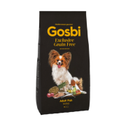 Корм GOSBI для собак мини пород, рыба, EXCLUSIVE GRAIN FREE ADULT FISH MINI, 500 г