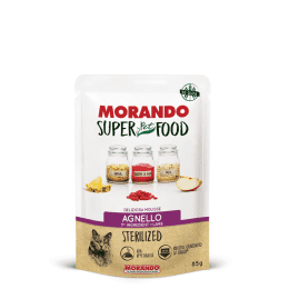 Пауч Morando Super Pet Food Steril мусс для стерилизованных котов, с ягненком, 85 г