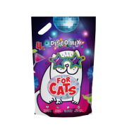 Наполнитель FOR CATS Disco Mix силикагелевый с ароматом голубого лотоса, 4 л(1,6 кг)