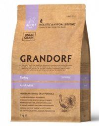 Корм Grandorf, для собак мелких пород, индейка, 1 кг