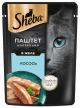 Пауч Sheba для взрослых кошек, с лососем, Нежный паштет в желе, 75 г