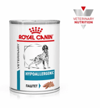Корм Royal Canin для собак при пищевой аллергии / непереносимости, Hypoallergenic Canine, 400 г