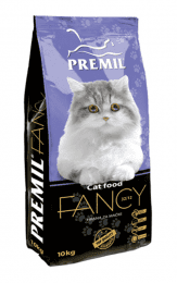 Корм PREMIL Fancy SuperPremium взрослых кошек всех пород с тонким вкусом, 10 кг