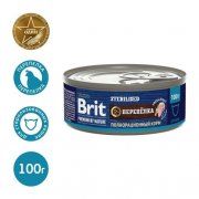 Консерва Brit Premium by Nature для стерилизованных кошек, Перепелка, 100 г