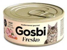 Консервы Gosbi Fresko Cat для кошек, с индейкой и ветчиной, 70 г