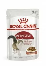Пауч Royal Canin для взрослых кошек, аппетитные кусочки в соусе, Instinctive, 85 г