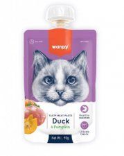 Лакомство Wanpy Cat для кошек Мясное пюре из утки 90 г
