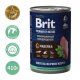 Консерва Brit Premium by Nature для щенков всех пород с индейкой, 410 г