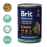 Консерва Brit Premium by Nature для щенков всех пород с индейкой, 410 г
