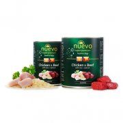 Kонсервы Nuevo для щенков, с курицей, говядиной, рисом и кальцием, 400 г