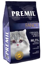 Корм PREMIL Fancy SuperPremium для молодых и взрослых кошек всех пород с тонким вкусом, 1,5 кг