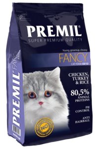 Корм PREMIL Fancy SuperPremium для молодых и взрослых кошек всех пород с тонким вкусом, 1,5 кг