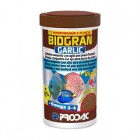Корм PRODAC в гранулах для всех тропических аквариумных рыб, BIOGRAN GARLIC, 100 мл/40 гр