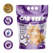 Силикагелевый наполнитель Cat Step, Лаванда, 3,34 кг (7,6 л)