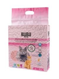 Наполнитель BUBU PETS соевый для кошачьего туалета, TOFU CAT LITTER Peachl, 6л(2.2 кг)