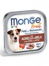 Ламистер Monge Dog Fruit для собак, с ягненком и яблоком, 100 г
