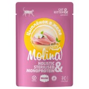 Пауч Molina для котят, цыпленок в желе, 70 г