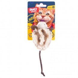 Игрушка для кошек, Мышь с пищалкой, 7 см