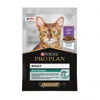 Пауч Purina Pro Plan для кошек старше года, с уткой, MAINTENANCE, 85 г