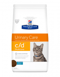 Корм-диета Hill's Prescription Diet c/d Multicare Urinary Care для кошек, с рыбой. При профилактике цистита и мочекаменной болезни (мкб), 1,5 кг