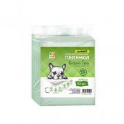 Пеленки For Friends для собак, с ароматом зеленого чая, 60х60 см / 10 шт