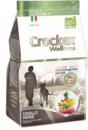 Корм Crockex, для взрослых собак средних и крупных пород, с кониной и рисом, Med/Max Adult Horse&Rice, 12 кг
