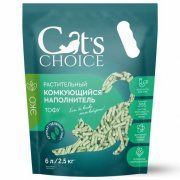 Наполнитель Cat's choice с ароматом зеленого чая 2,5 кг, 6 л