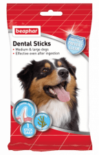Палочки для чистки зубов Beaphar Dental Sticks средних и крупных пород, 182 г