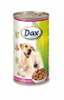 Консервы Dax для собак, с телятиной, 1,240 г