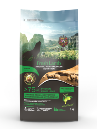 Корм AMBROSIA MEDITERRANEAN для взрослых собак, ягненок, 5 кг