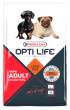 Корм Versele-Laga, для взрослых собак мелких пород с чувствительным пищеварением, с ягнёнком и рисом, Opti Life, 7,5 кг