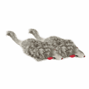 Игрушка Мышь серая, для кошек, 130-140мм
