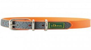 Ошейник HUNTER неоновый оранжевый, Collar Convenience 45/S-M