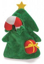 Игрушка Beeztees, Рождественская ель плюшевая, зеленая, 25 см