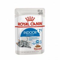 Пауч Royal Canin для кошек старше 7 лет живущих в помещении, кусочки в соусе, Indoor Sterilized 7+, 85г