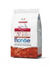 Корм Monge для взрослых собак мелких пород, ягненок с рисом, Speciality Line Monoprotein, 800 г