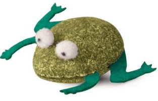 Игрушка Triol для кошек из прессованной кошачьей мяты Лягушка, 50 мм