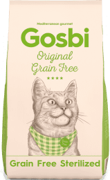 Корм GOSBI Original Cat Grain Free Sterilized для кошек после стерилизации/кастрации, 1 кг