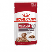 Пауч Royal Canin для собак средних пород старше 10 лет, кусочки в соусе, Medium Ageing, 140 г