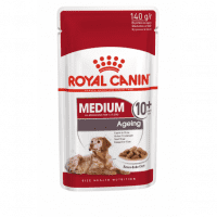 Пауч Royal Canin для собак средних пород старше 10 лет, кусочки в соусе, Medium Ageing, 140 г