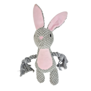 Игрушка Заяц мягкая с пищалкой, 33 см