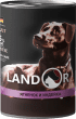 Консерва Landor, для взрослых собак, с ягнёнком и индейкой, 400 г
