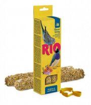 Палочки RIO для волнистых попугаев и экзотических птиц с медом, 2х40 г