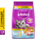 Корм WHISKAS® для стерилизованных кошек и котов с курицей и вкусными подушечками, 1,9 кг