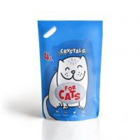 Наполнитель FOR CATS силикагелевый впитывающий, 1,55 кг (4 л)