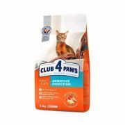 Корм Club 4 Paws для взрослых кошек с чувствительным пищеварением, премиум-класса, 5 кг