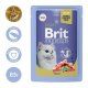 Пауч Brit Premium для взрослых кошек, Форель в желе, 85 г